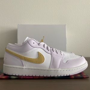 Women’s shoes Air Jordan 1 Low Barely Grape / Lemon Wash DC0774-501 Size 11.5